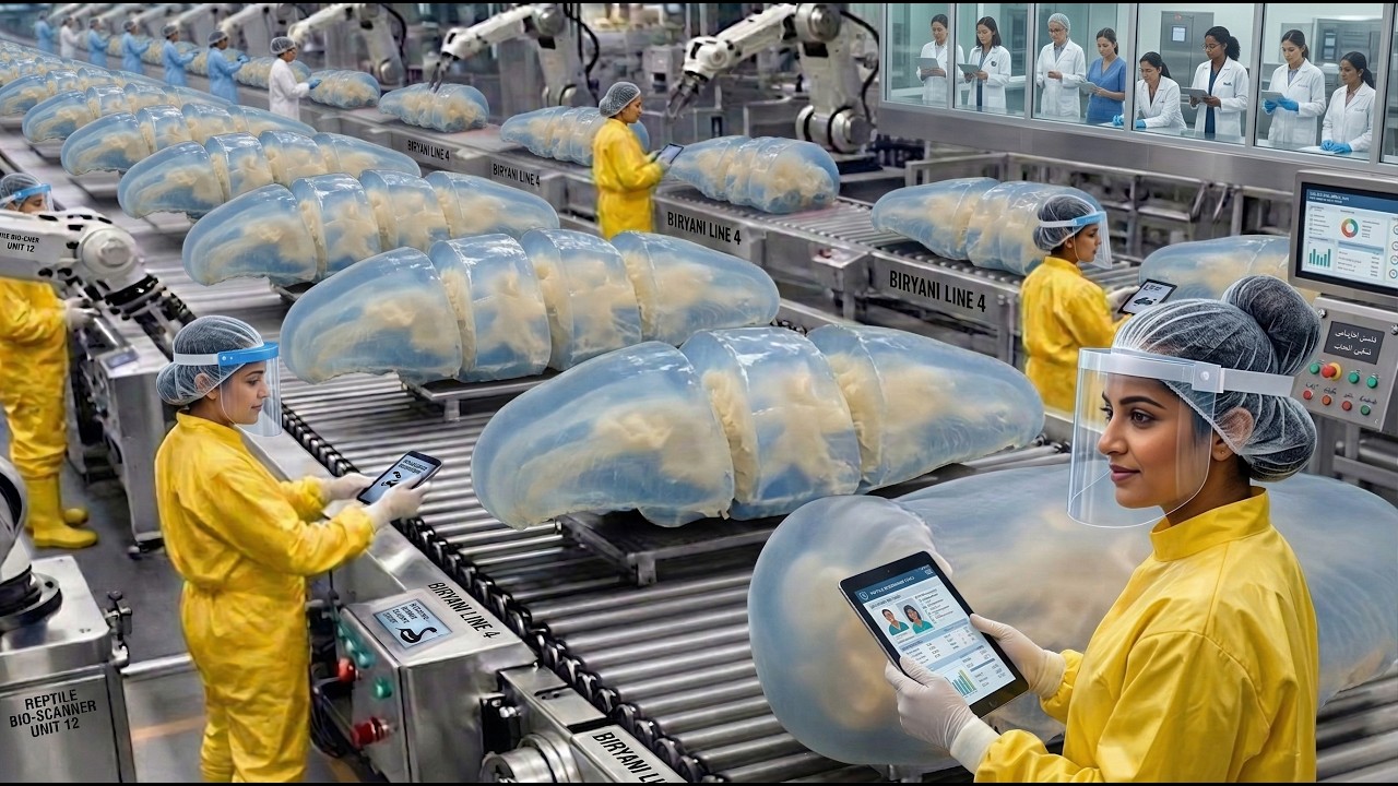 How Jellyfish Are Processed in Modern Factories  Inside a High Tech Seafood Plant