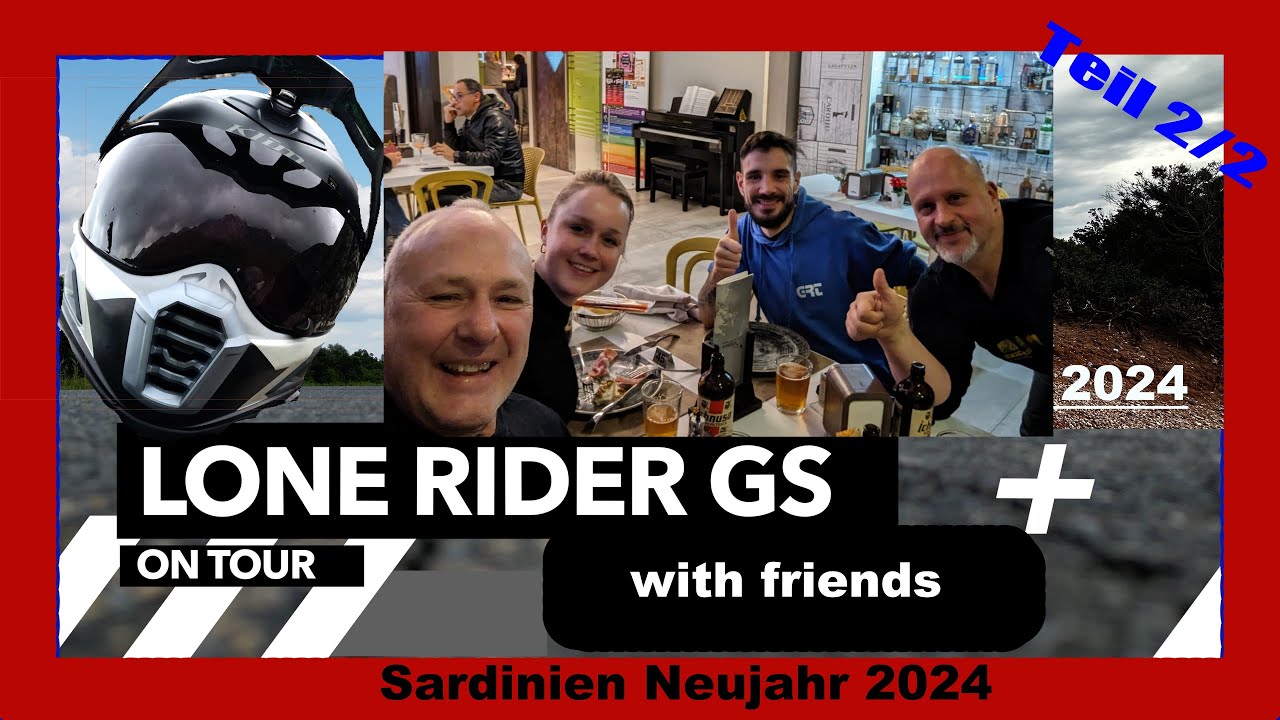 Sardinien mit dem Motorrad an Neujahr. Offroad mit 2 BMW GS Adventure im Winter. Part 2/2