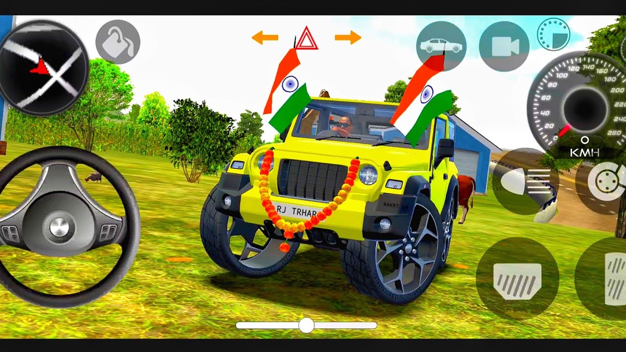 Modified Mahindra Thar😈Games:Indian Yellow Thar (Gadi Wala Games) Car Game Android Game - #2025