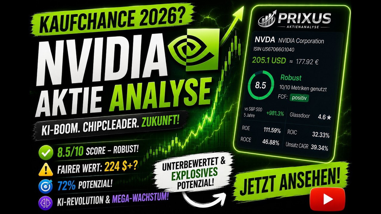 NVIDIA Aktie 10.06.2026: KI-Boom ohne Ende? 🚀 10/10 Punkte! | PRIXUS Analyse