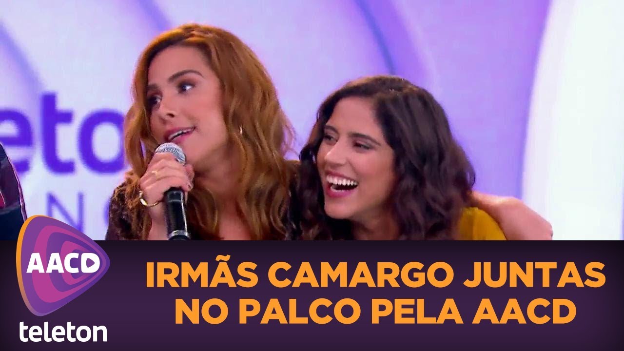 Wanessa e Camilla Camargo se emocionam no palco | Teleton 2017