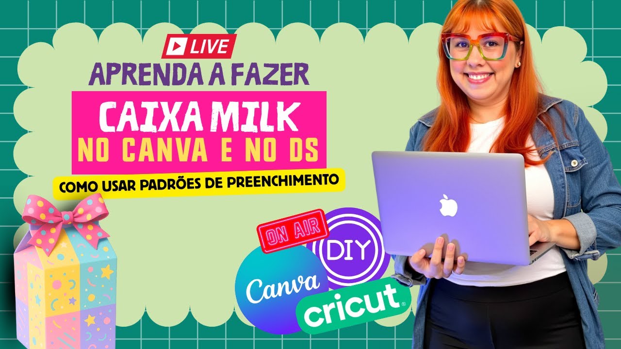 #05 Como usar PADRÃO DE PREENCHIMENTO no Design Space e CANVA