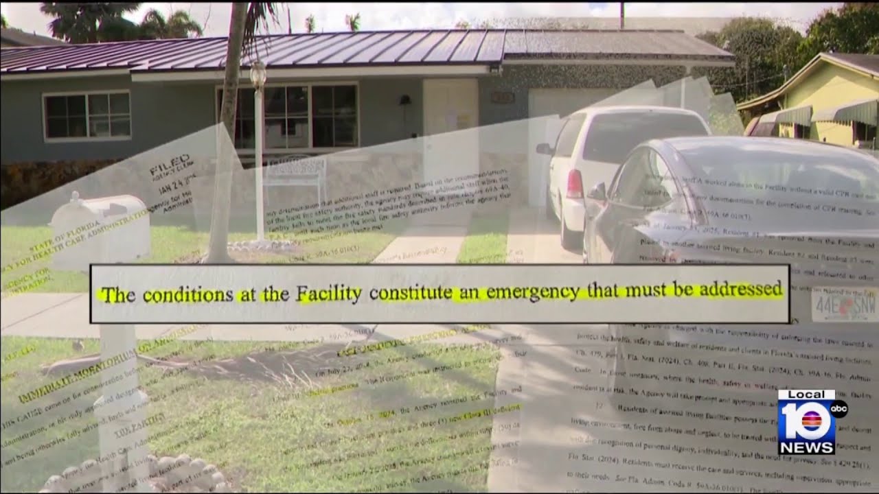 Emergency order reveals alarming conditions at Homestead assisted living facility