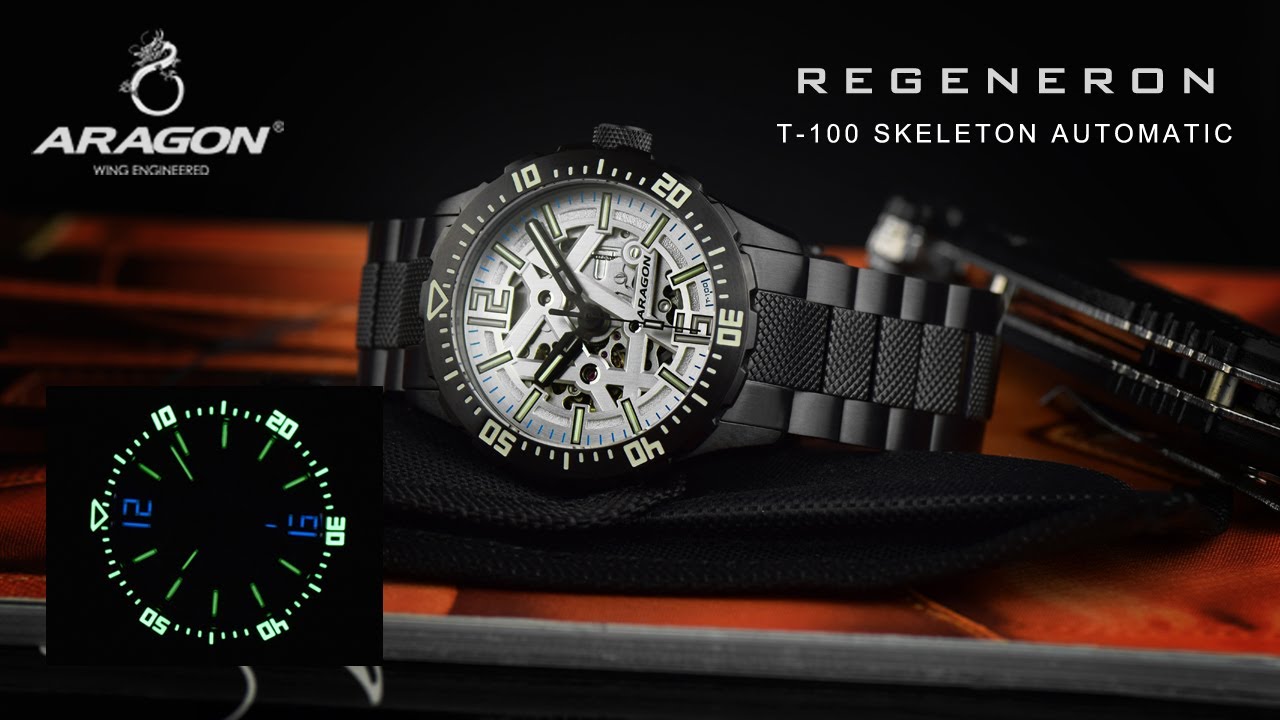 ARAGON® Regeneron T-100 Tritium NH70 Skeleton Automatic