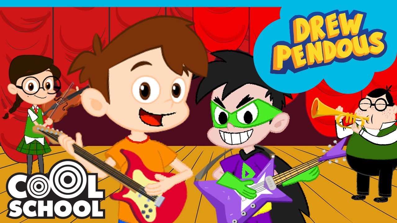 Super Drew and the Battle of the Bands! ROCK ON! | A Stupendous Drew Pendous Superhero Story