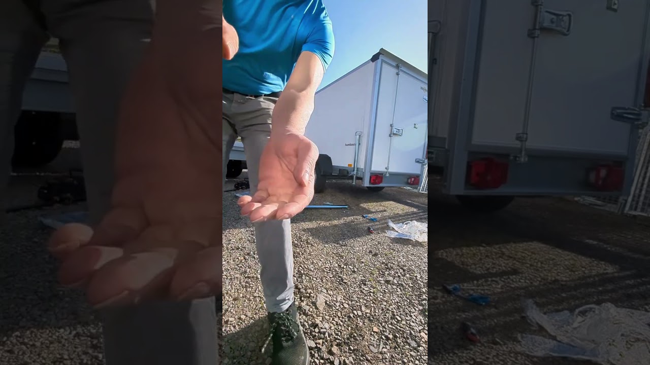 Remorque humbaur fourgon astuce mécanique 