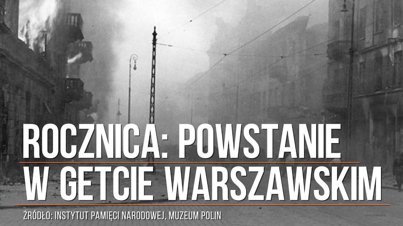 Dlaczego w Warszawie wyły syreny? Akcja żonkile uczciła 78. rocznicę powstania w getcie