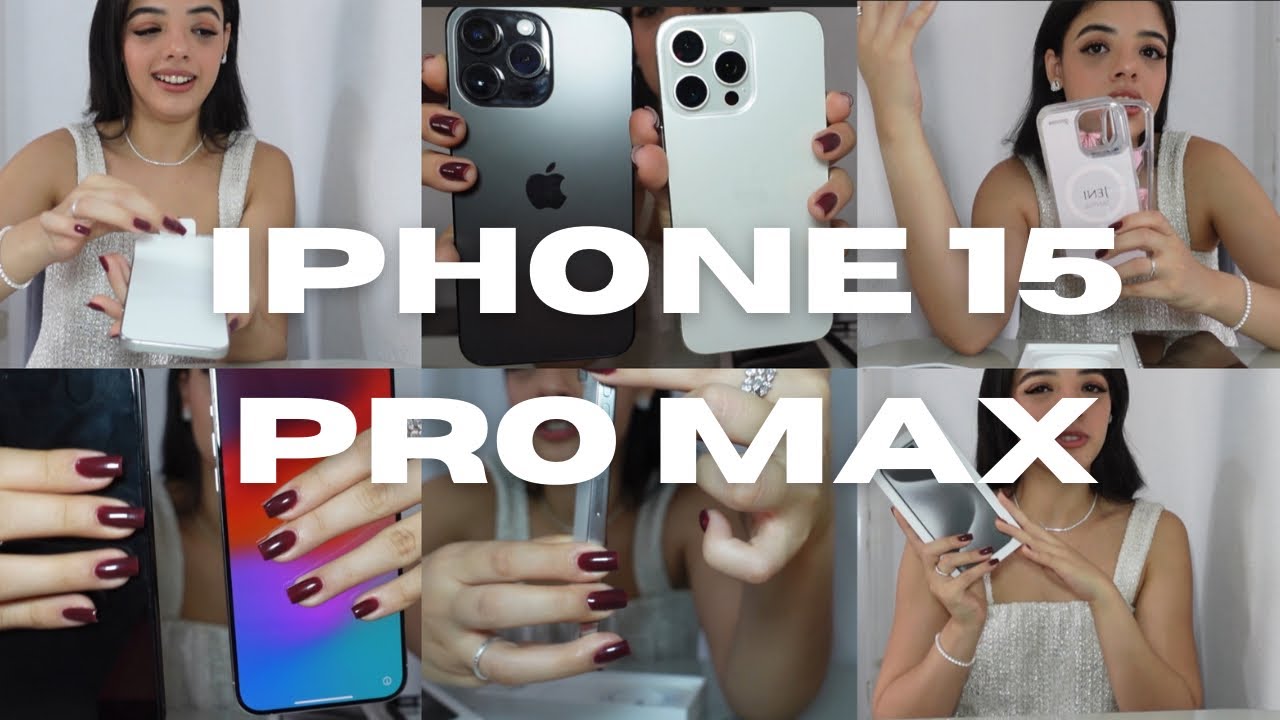 UNBOXING IPHONE 15 PRO MAX! COM VÁRIAS CAPINHAS