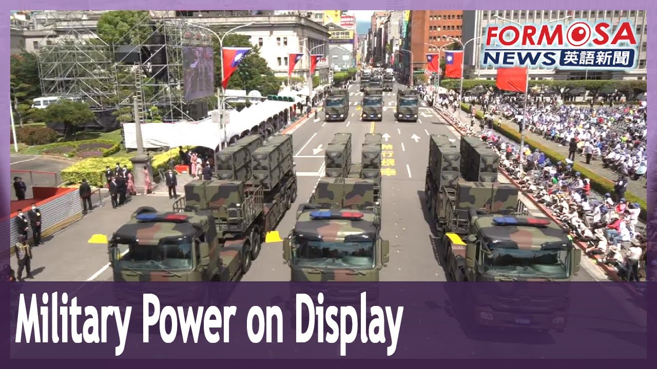 Military hardware including aircraft and missiles showcased on National Day