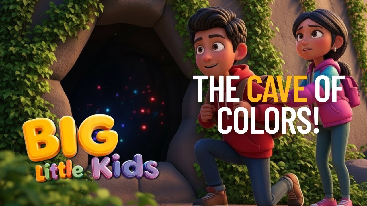A Hidden Cave of Colors?! 🌈✨ A Magical Kids Adventure About Imagination & Courage
