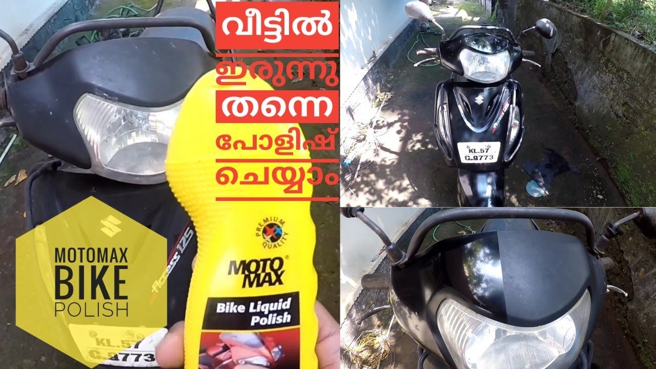 BEST BIKE POLISH | POLISHING ACCESS USING MOTOMAX BIKE POLISH |