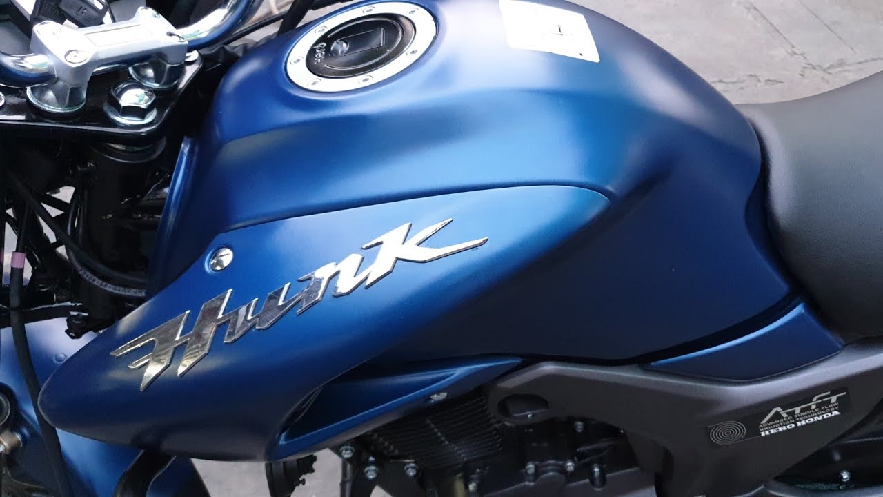 Hero Honda HUNK Mat Blue Modification 🌀.