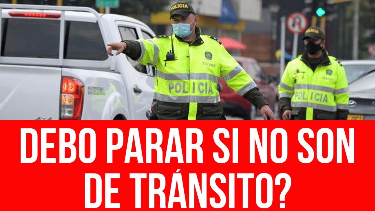 POLICIAS de VIGILANCIA NO pueden LLAMAR a TRANSITO por INFRACCIONES ? - Creditos @NMMColombia