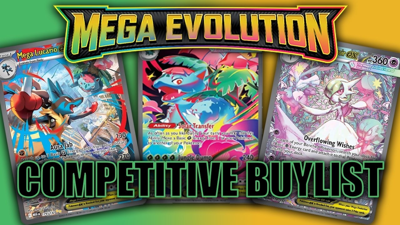 Mega Evolution Competitive Pokemon TCG Buylist