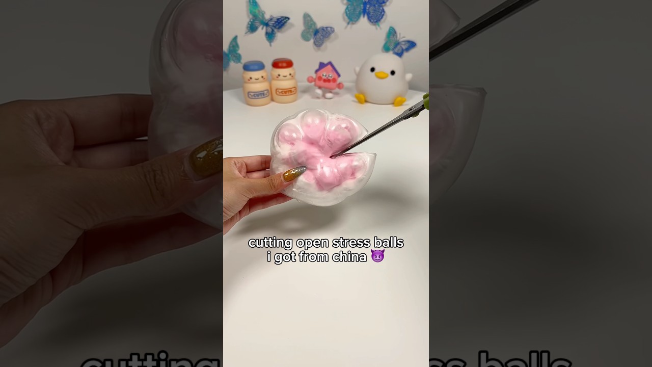 #squishyasmr! @SqueezeLuck stress ball review! #asmr #satisfying #squishies