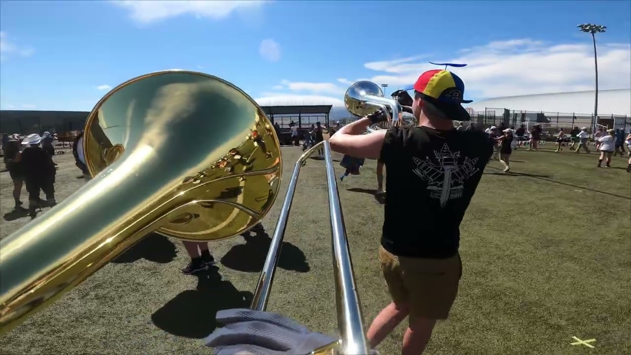 Calgary Stetson Show Band 2025 | Trombone Headcam | Katie Pereversoff | Early Season |