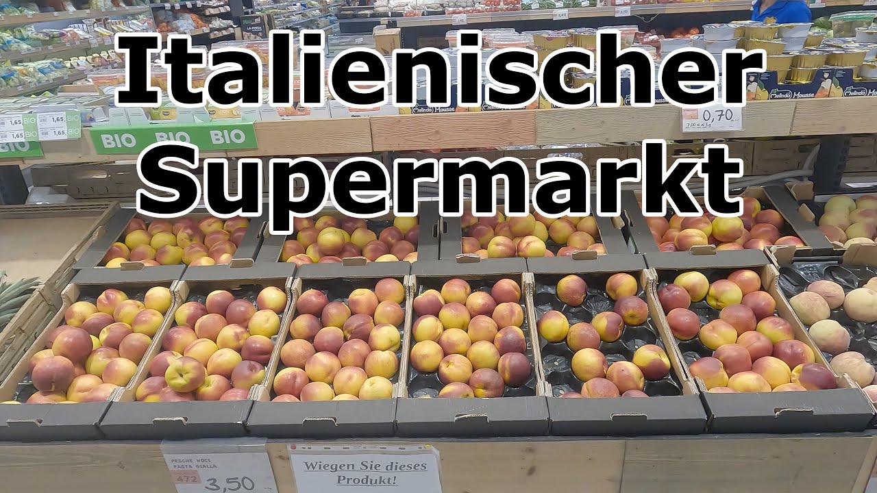 Einkaufstour im Aliper | Italienischer Supermarkt | 2022