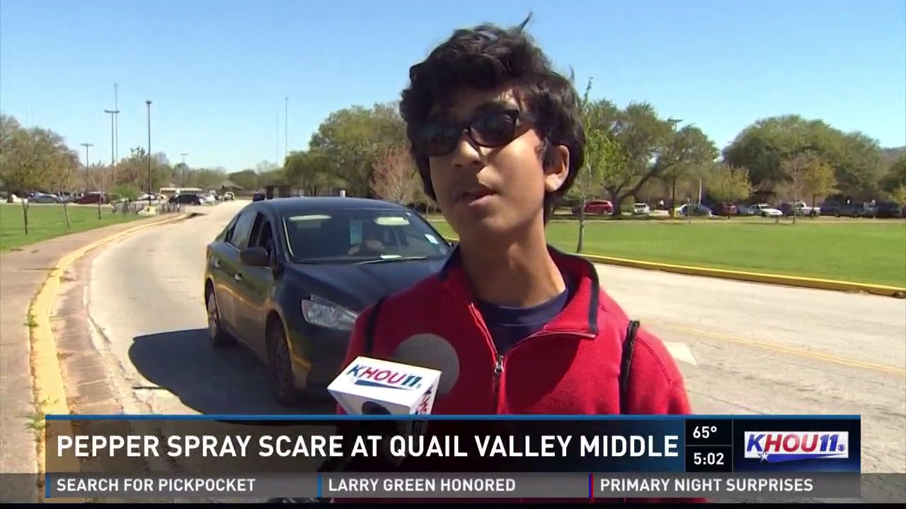 Pepper spray scare at Quail Valley Middle School
