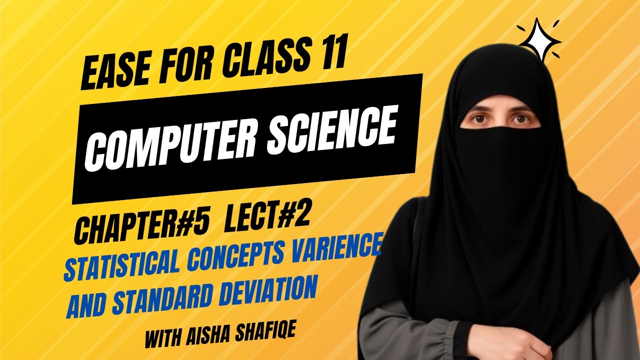 Chapter#5-Lecture#2- Measure of Dispersion I Variance I Probability I How to calculate variance