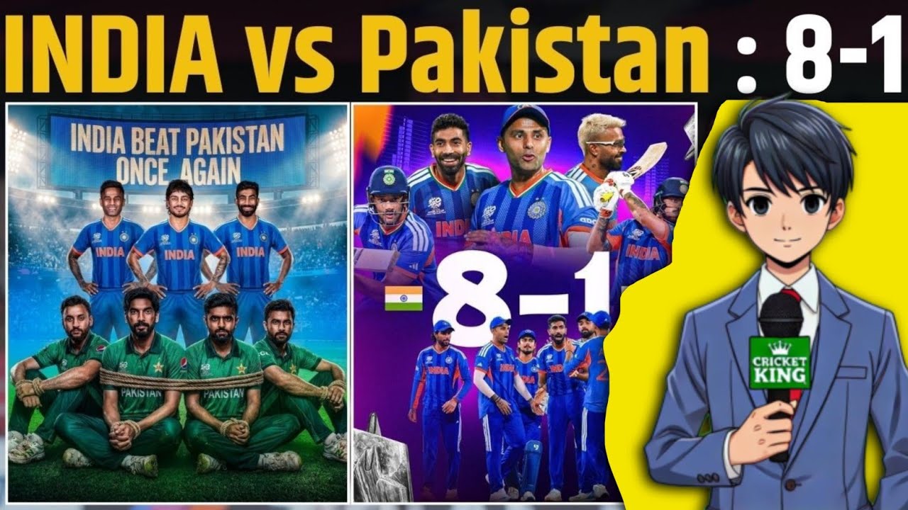 Ind vs Pak: India crush Pakistan by 61 runs, secure Super 8 spot