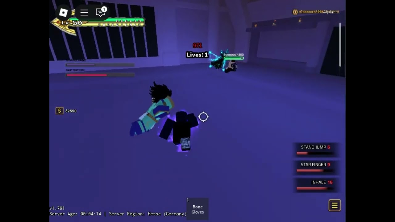 [YBA] newgen on stand wich S tier losing to noob with sp