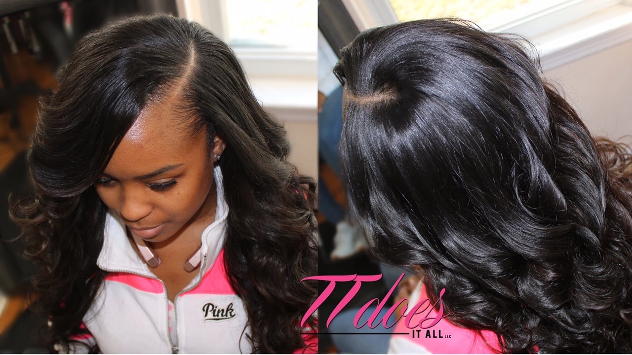 How to cut a Deep Side Part Sew in