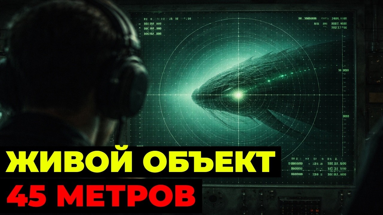 В 1982 ГОДУ ПОДО ЛЬДОМ НАШЛИ ЖИВОЙ ОБЪЕКТ ДЛИНОЙ 45 МЕТРОВ
