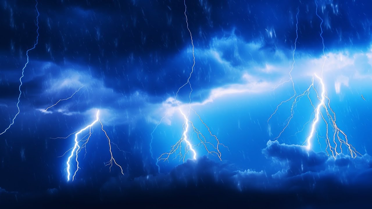 EPIC THUNDER & RAIN 🌧️ Rainstorm Sounds For Relaxing, Focus or Sleep White Noise 24 Hours🌧️