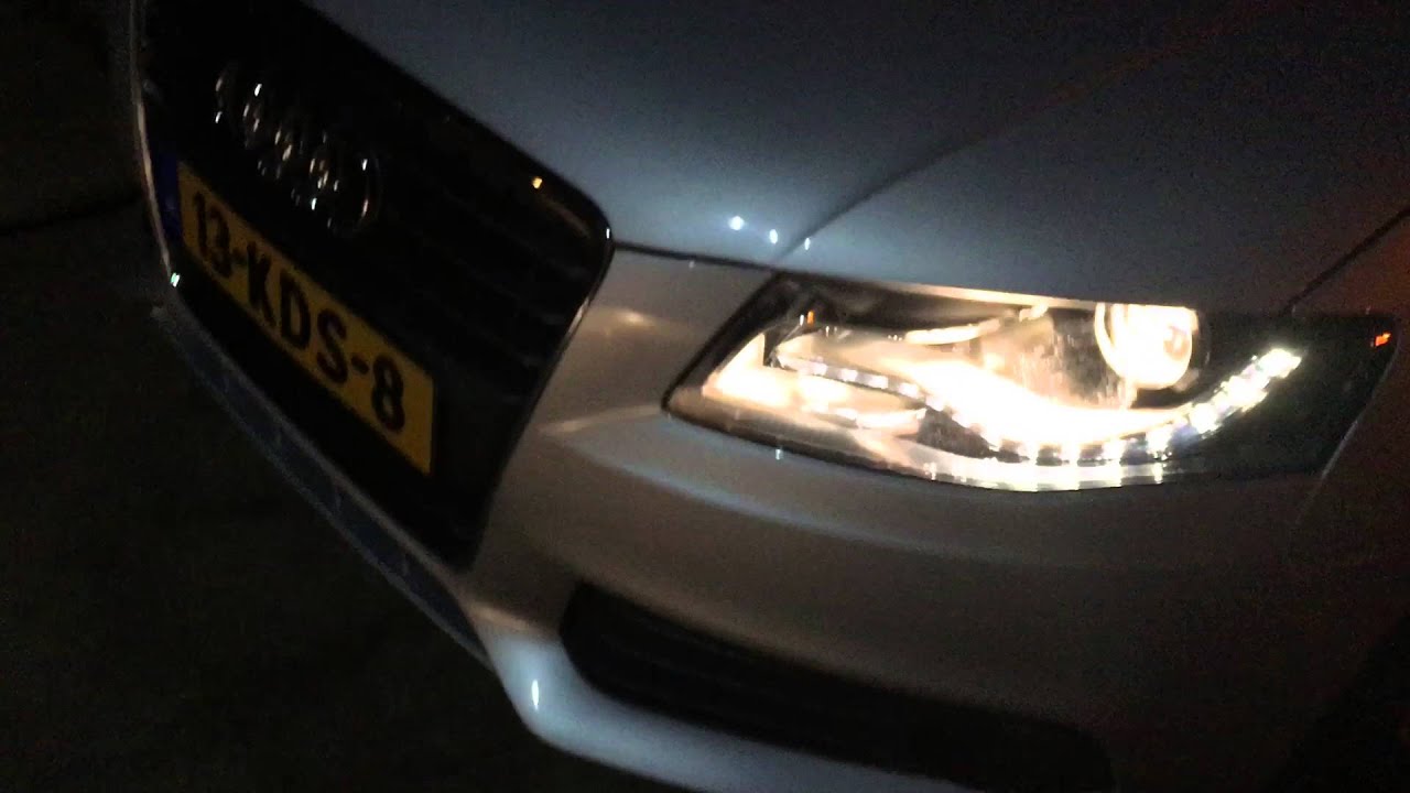 Audi A4 B8 LED headlights