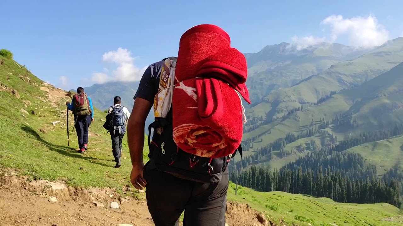 The beauty of Nagbaran Tral The way between 2 beautiful lakes Tarsar and Marsar