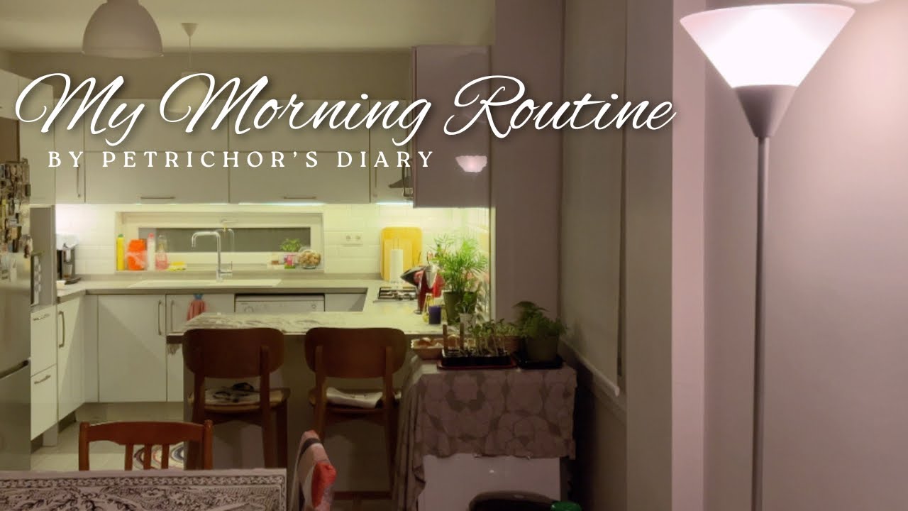 My Productive Morning Routine Before Work🌿/ Daily Life / Slow Living in Bodrum / Savory Oat Cookies