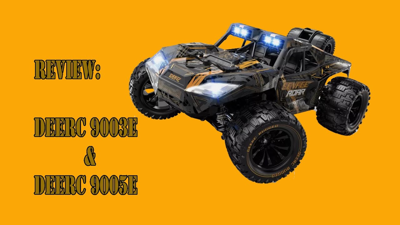 DeeRC 9003E & 9005E RC Cars reviewed by Studio Kaiju
