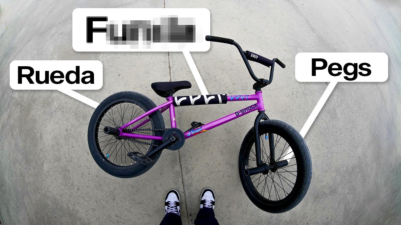 Así se llama cada Pieza de una BMX