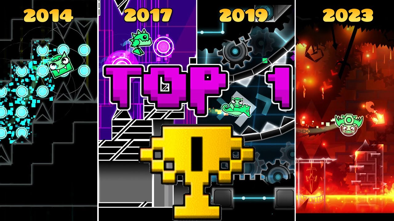 역대 포럼 1위 데몬 모음 (2014~2024) | Geometry Dash [4K]