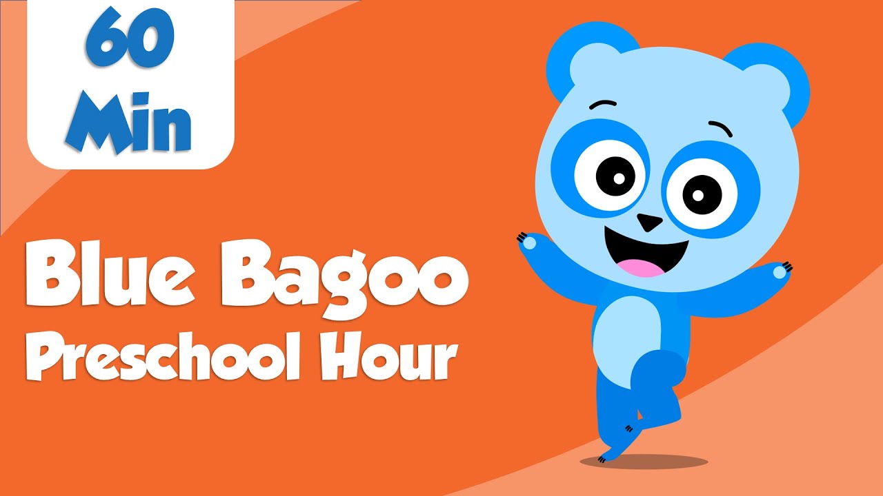 Blue Bagoo Preschool Hour | Phonics, Animals, Numbers, Colors and more