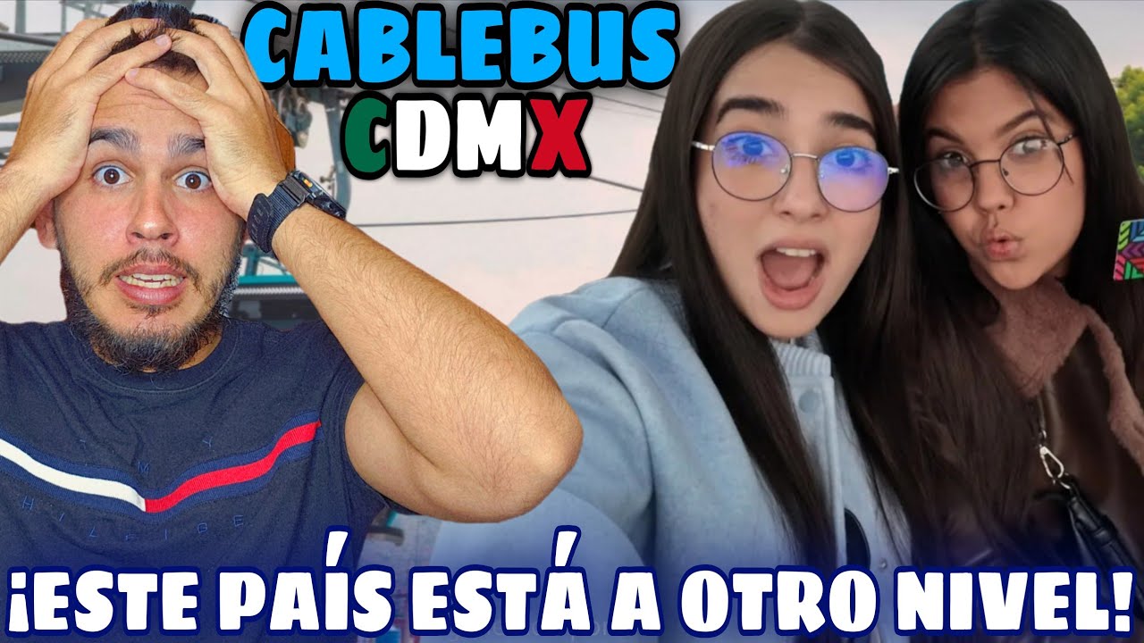 AMIGAS CUBANAS🇨🇺 VIAJAN *por 1ra vez* en el CABLEBÚS🚋 de CIUDAD de MÉXICO🇲🇽 y se QUEDAN PERPLEJAS😱