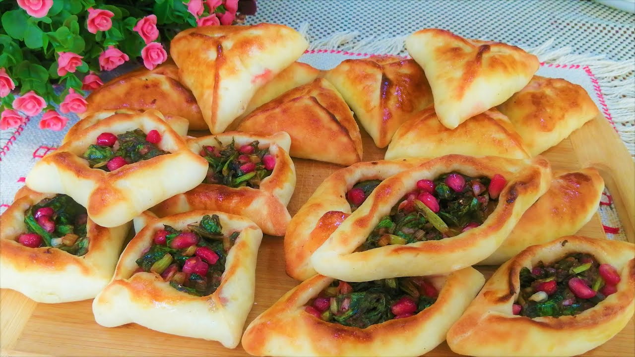 فطاير السلق الهشة بعجينة بسيطة