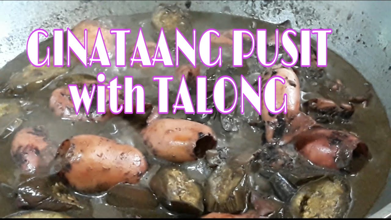 Ginataang Pusit with Talong | Ginataan Pusit
