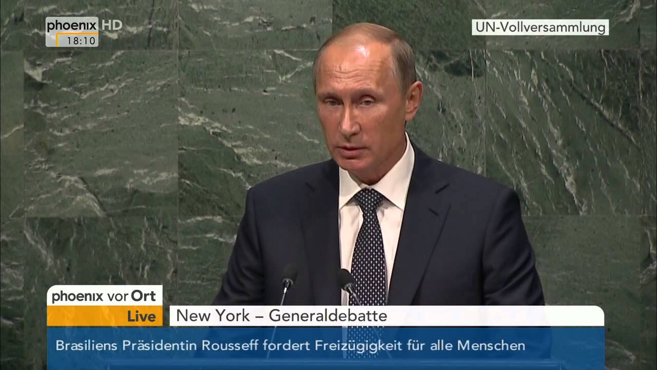 UN-Vollversammlung: Rede von Wladimir Putin vom 28.09.2015