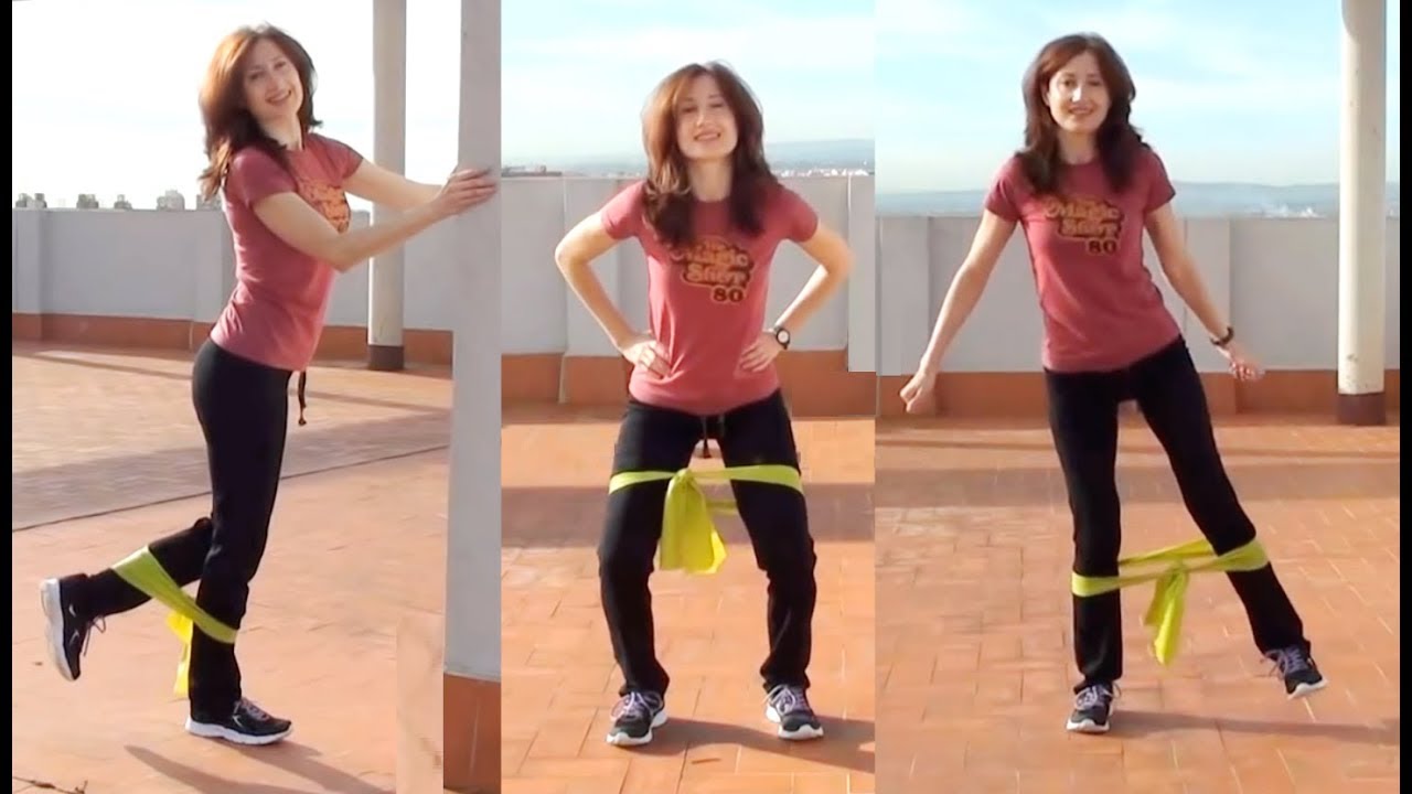 Piernas, Caderas y Glúteos con  BANDA ELÁSTICA | Tonificar Esculpir y Eliminar la flacidez