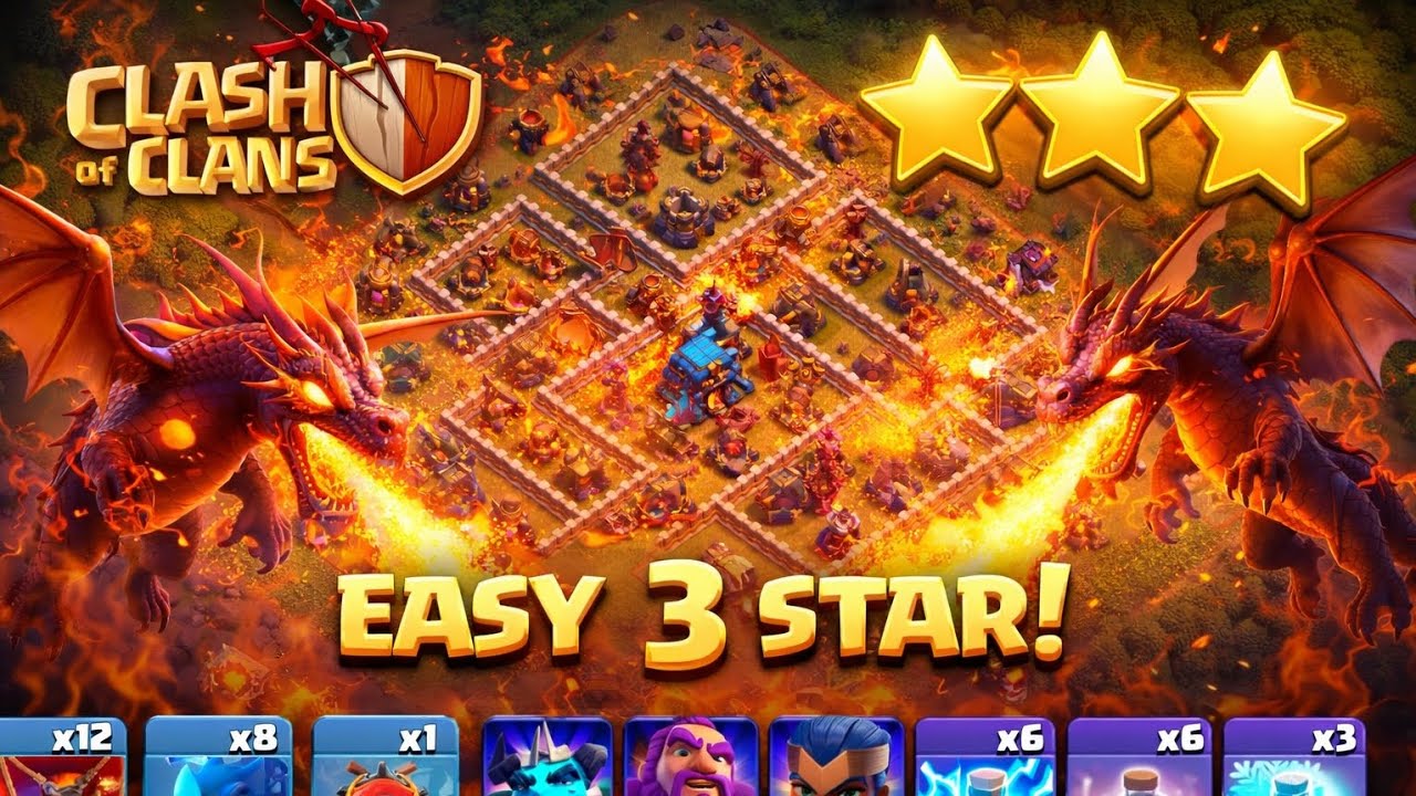 EASY 3 STAR Attack Strategy 😱🔥 | Clash of Clans TH13/TH14 | 100% Guaranteed 