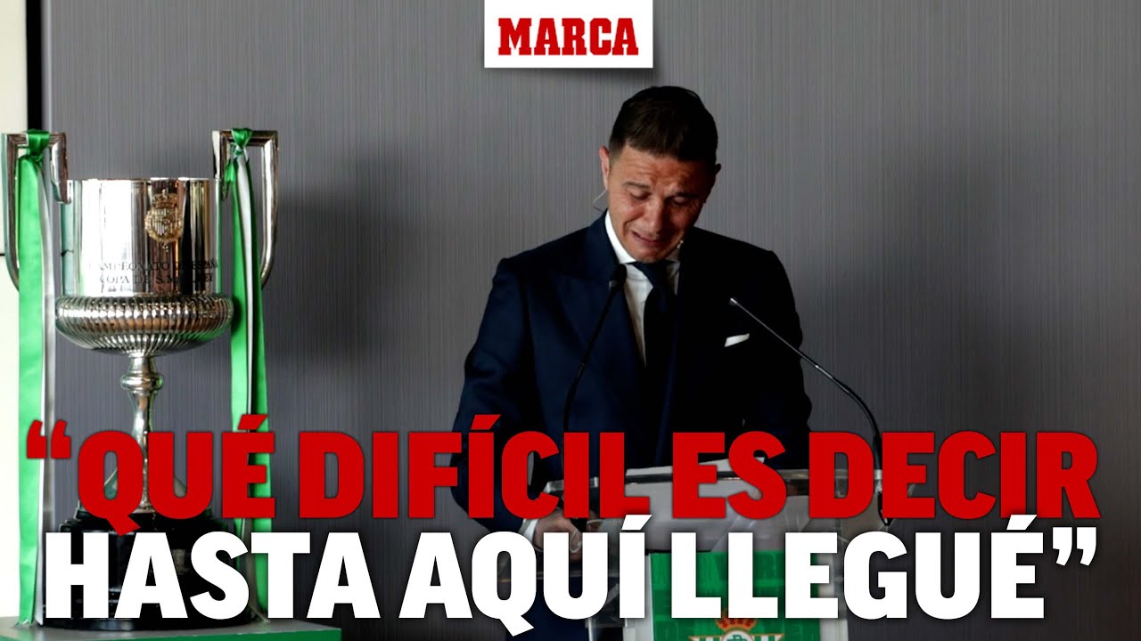 Joaquín se despide del fútbol emocionado: 