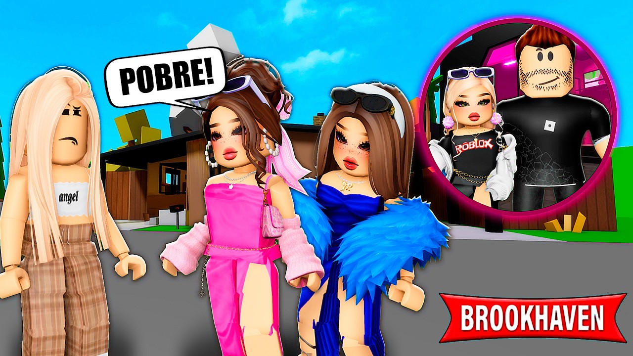 A MENINA HUMILHADA É FILHA DO DONO DO ROBLOX | Historinhas Brookhaven RP | Roblox