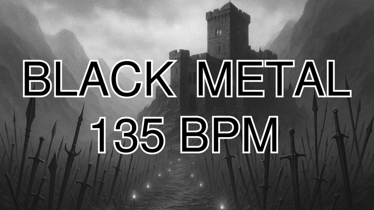 Black Metal Drum Track - 135 BPM - #17
