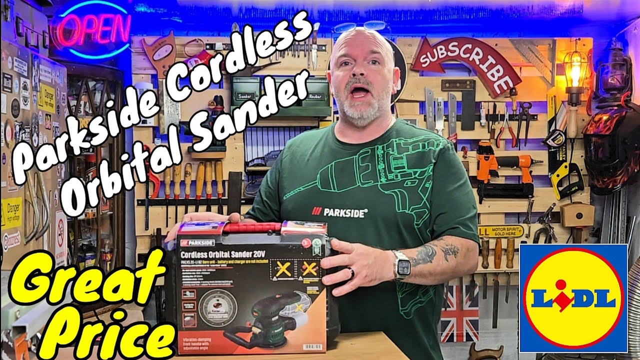 Parkside Cordless Orbital Sander / In The Workshop