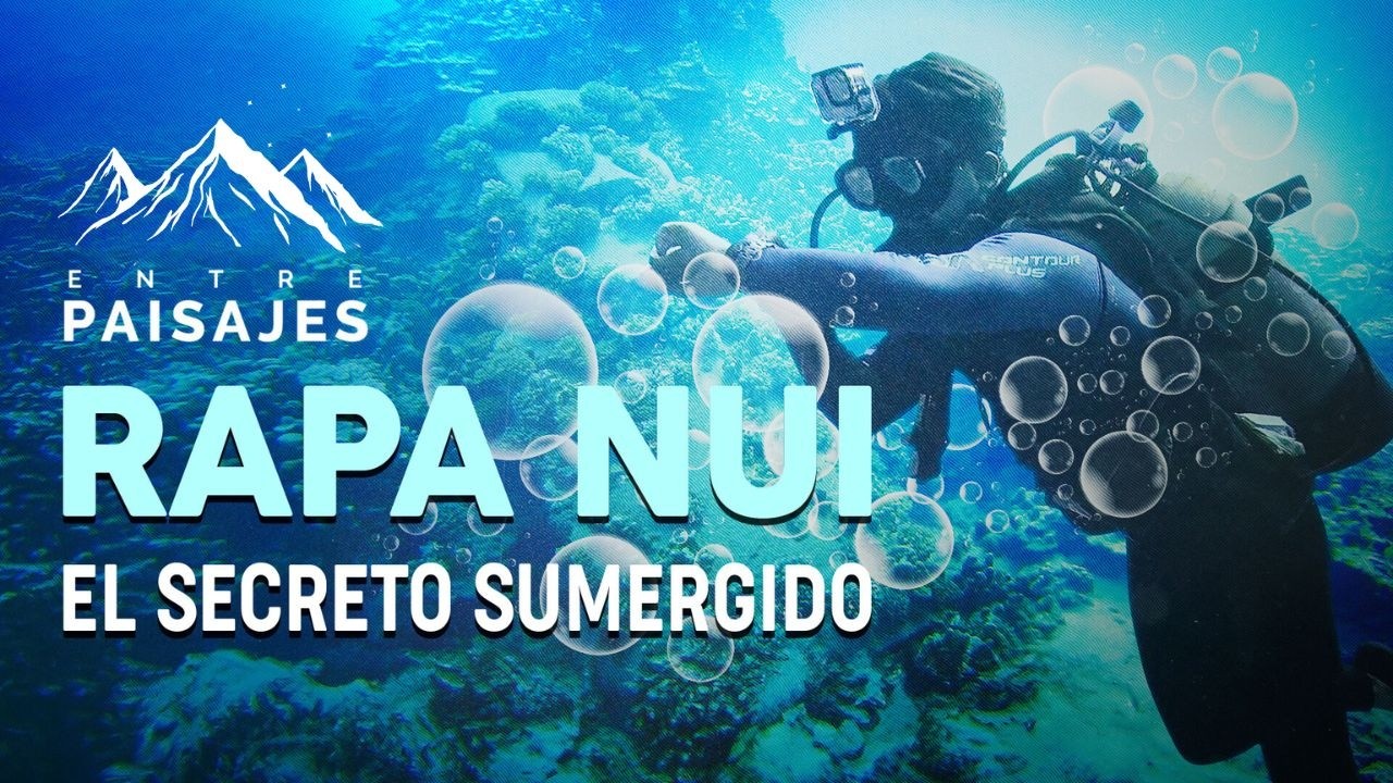 🐠Descubre el secreto del MOAI SUMERGIDO 🗿| Tepito Kura y Papa Vaka 🌊 | EntrePaisajes en Rapa Nui 🇨🇱