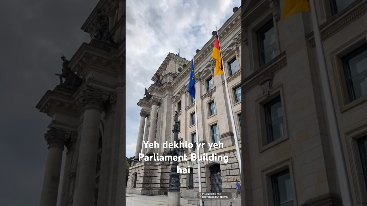 Berlin me Germany ki Parliament Building! Ekdum Sannata! Shocking #viral #travel #funny #germany