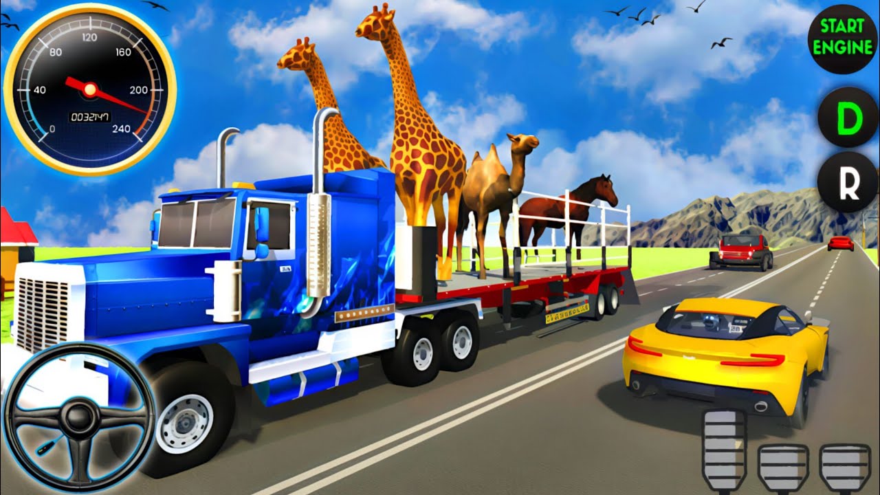 Farm Animal Transport Truck Game - Farm Animals Transport Game - Android Gameplay 