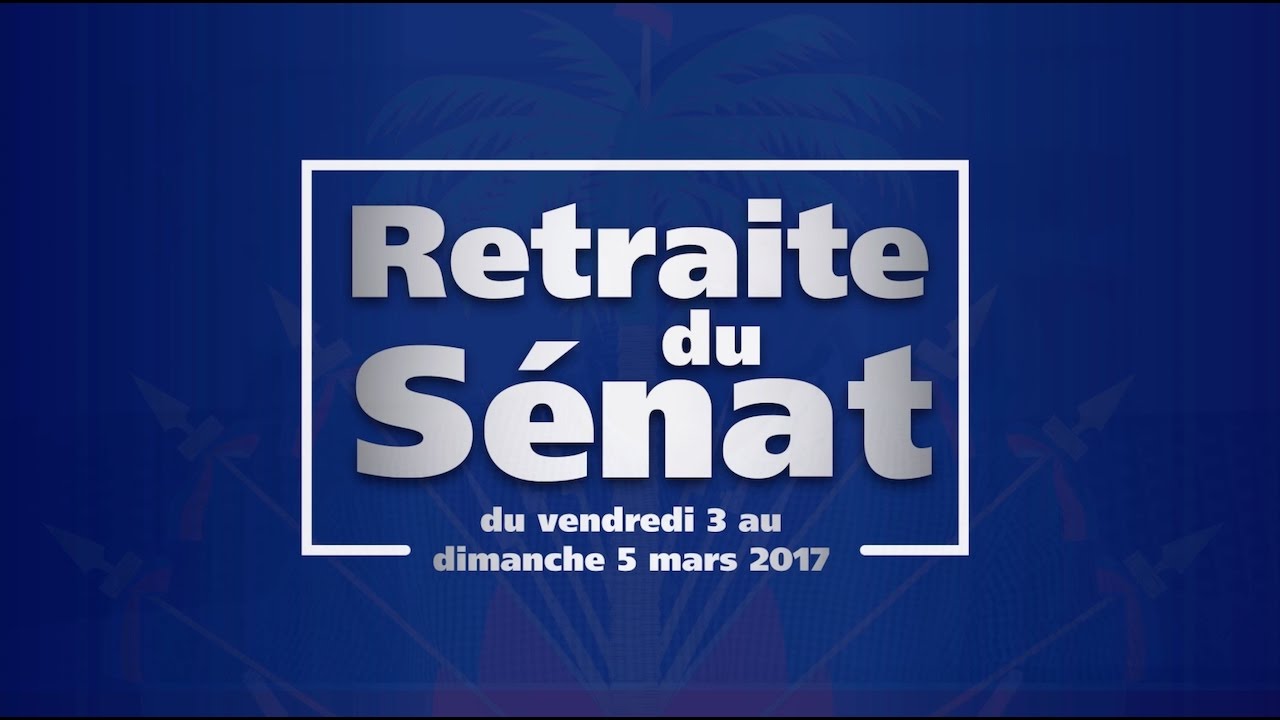 Le Pr&eacute;sident du S&eacute;nat Youri LATORTUE fait le compte-rendu de la retraite du S&eacute;nat