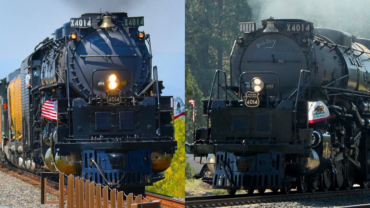 Big Boy No.  4014 Tours Northern California - video montage
